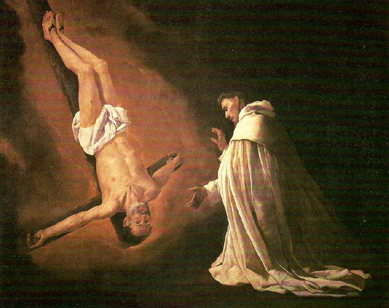 Francisco de Zurbaran peter  tothe apostle appears oil painting picture